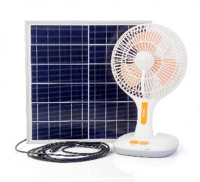 Quạt sạc tích hợp đèn ngủ Suntek KM-F0166 kiêm pin sạc...