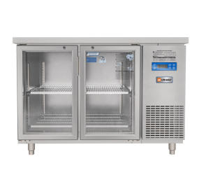 Tủ bàn mát quạt gió Unibar 2 cánh mở kính UB-2MK1275 - Hàng chính hãng