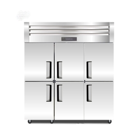 Tủ đông mát inox 6 cánh Fushima FSM-TDM6C - Hàng chính hãng