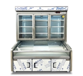 Tủ trên mát dưới đông Snow Village DC-1800FY - Hàng chính hãng
