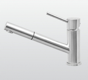Vòi rửa chén nóng lạnh inox Malloca K110-S - Hàng chính hãng