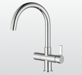 Vòi rửa chén nóng lạnh tăng áp đồng Malloca K150DW - Hàng chính hãng