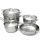 Bộ 5 nồi chảo 3 đáy nắp inox FiveStar FS08C - Hàng chính hãng