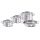 Bộ nồi chảo 4 món Fissler ORIGINAL PRO 084-133-04-000 nắp inox - Hàng chính hãng