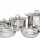 Bộ nồi chảo inox 5 đáy nắp kính Kalite KL-339 - Hàng chính hãng