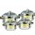 Bộ nồi Hollow 8 pcs Happy Cook HC08CHL  - Hàng chính hãng