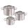 Bộ nồi inox 3 món Fissler ORIGINAL PRO 084-126-03-000 - Hàng chính hãng