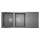 Chậu rửa bát đá Konox Granite Sink Livello Smart 1160 Grey - Hàng chính hãng