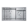 Chậu rửa bát Inox GrandX GX8648DS - Hàng chính hãng