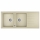 Chậu rửa chén Teka STONE 80 B-TG 2B 1D White - Hàng chính hãng