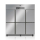 Tủ đông mát 6 cánh inox 2 ngăn lạnh trực tiếp Oucboll BCD-1800 - Hàng chính hãng