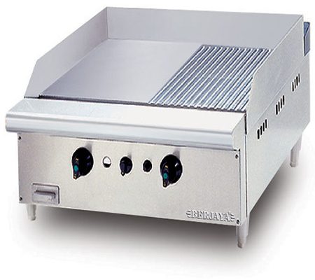 Bếp chiên nửa phẳng, nửa nhám dùng gas Berjaya GG2B12R - Hàng chính hãng