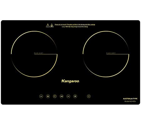 Bếp đôi điện từ Kangaroo KG498i - Hàng chính hãng
