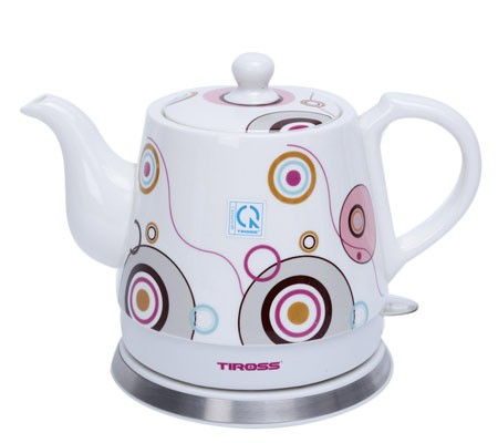 Bình đun siêu tốc bằng sứ Tiross TS491 - Dung tích 1.2L - Hàng chính hãng