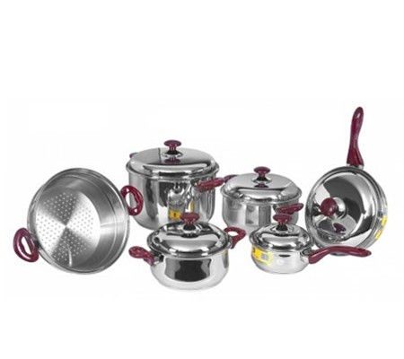 Bộ nồi 11 PCS Happy Cook HC 11C - Hàng chính hãng