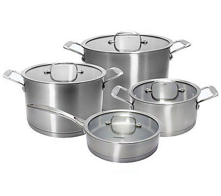 Bộ nồi inox cao cấp Tiross TS871 - 3 nồi và 1 chảo - Hàng chính hãng