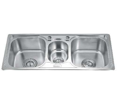 Chậu rửa chén 3 hộc Gorlde GD-5630 - Hàng chính hãng
