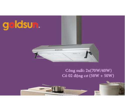 Máy hút khói khử mùi than hoạt tính Goldsun GS-708I* - Công suất 2x(70w/40W) - Hàng chính hãng