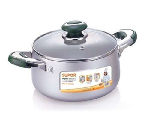 Nồi canh hợp kim nhôm oxy hóa mềm Supor Unital H07005-2 - Dung tích 2.4L - Hàng chính hãng