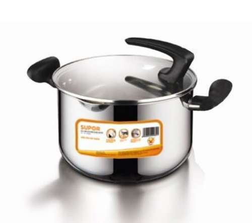 Nồi canh Inox nắp đứng Supor Unique HT10004-3 - Dung tích 6L - Hàng chính hãng