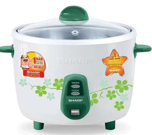 Nồi cơm điện Sharp KSH-311V - Dung tích 1.1L - Hàng chính hãng